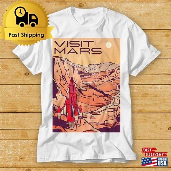 Visit Mars T-Shirt Classic Unisex - Picture 1 of 4